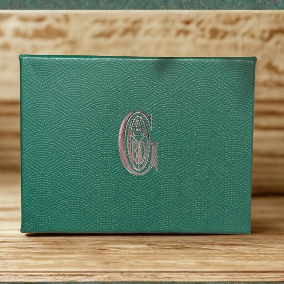 Saint Sulpice Card Holder - Black & Tan | Designer Luxury | Made in France - Picture 5 of 6